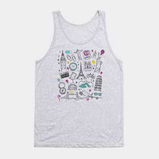 Travel T-Shirt Design Tank Top